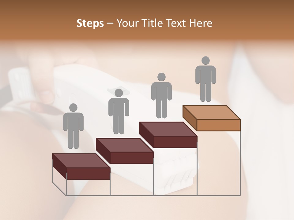 Lying Depilation Laser Hair PowerPoint Template