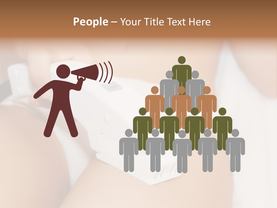 Lying Depilation Laser Hair PowerPoint Template