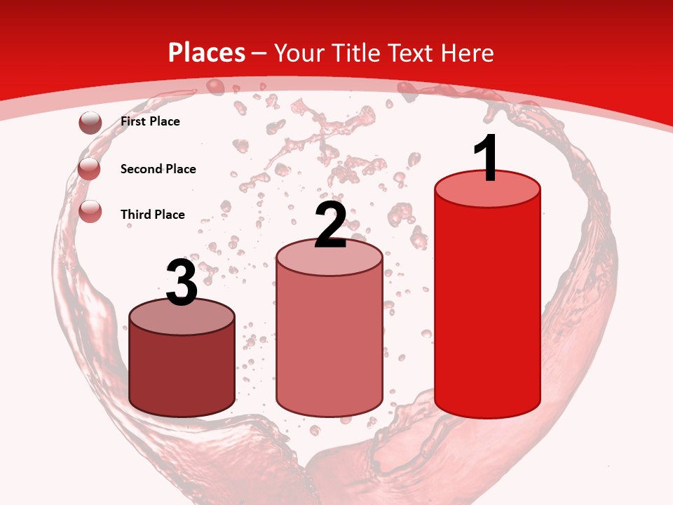 Isolated Splash Love PowerPoint Template