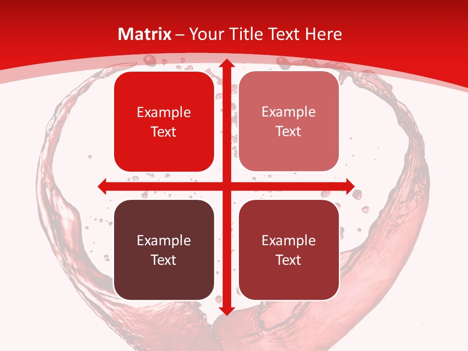 Isolated Splash Love PowerPoint Template