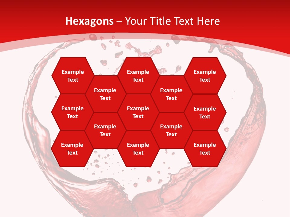 Isolated Splash Love PowerPoint Template