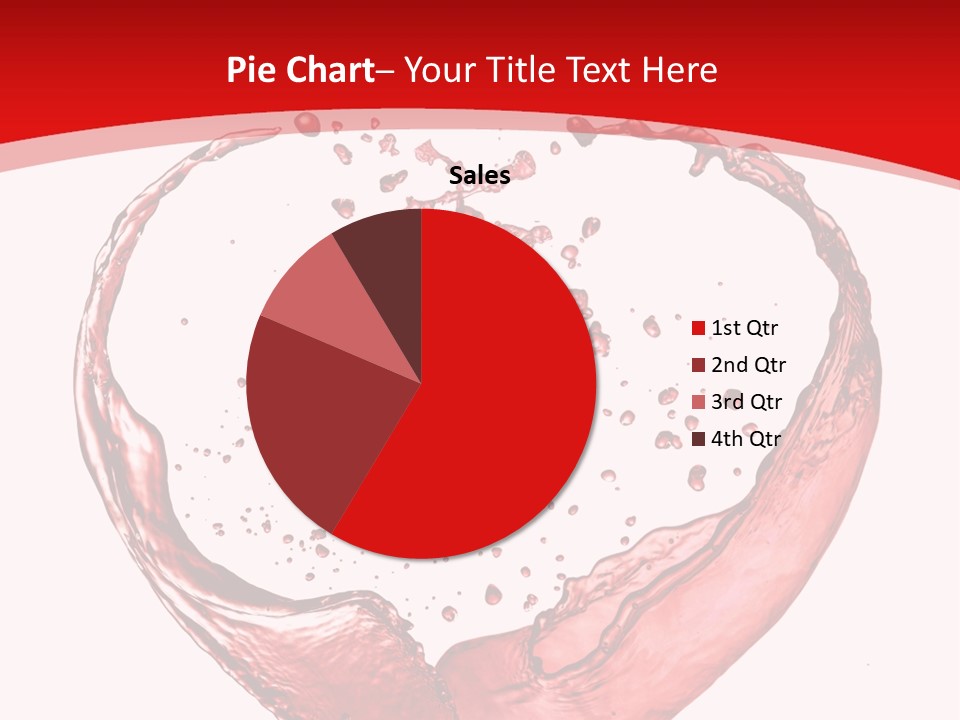 Isolated Splash Love PowerPoint Template