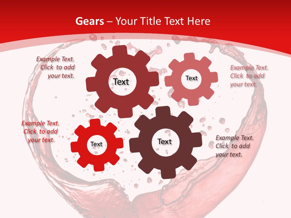 Isolated Splash Love PowerPoint Template