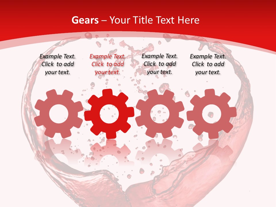 Isolated Splash Love PowerPoint Template