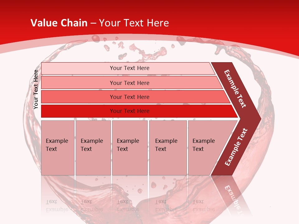Isolated Splash Love PowerPoint Template