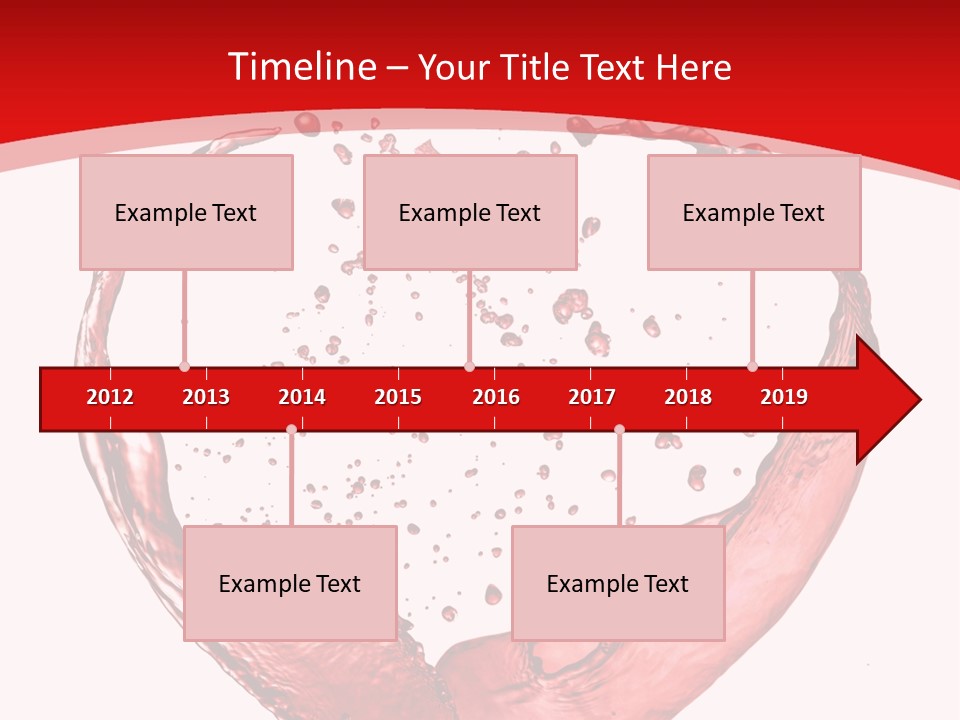 Isolated Splash Love PowerPoint Template