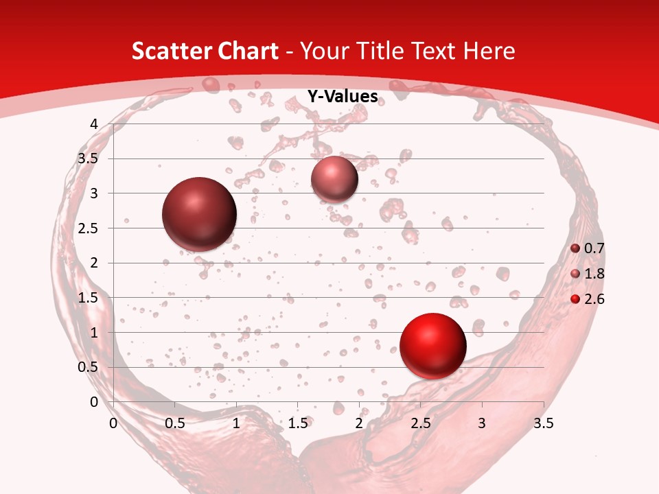 Isolated Splash Love PowerPoint Template