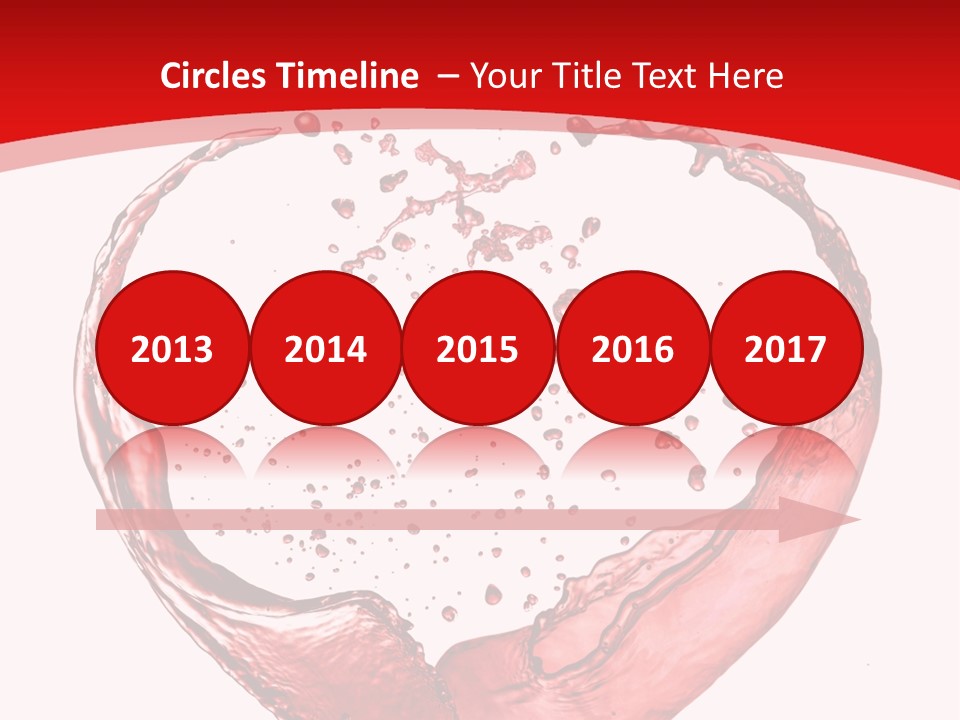 Isolated Splash Love PowerPoint Template