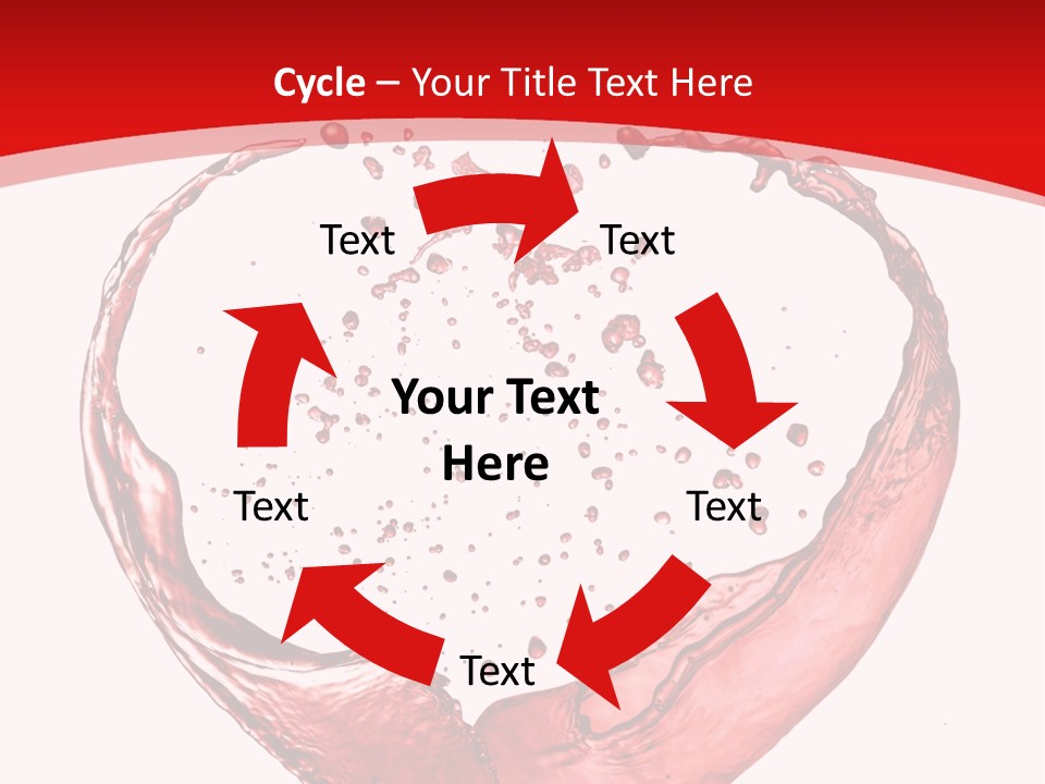 Isolated Splash Love PowerPoint Template