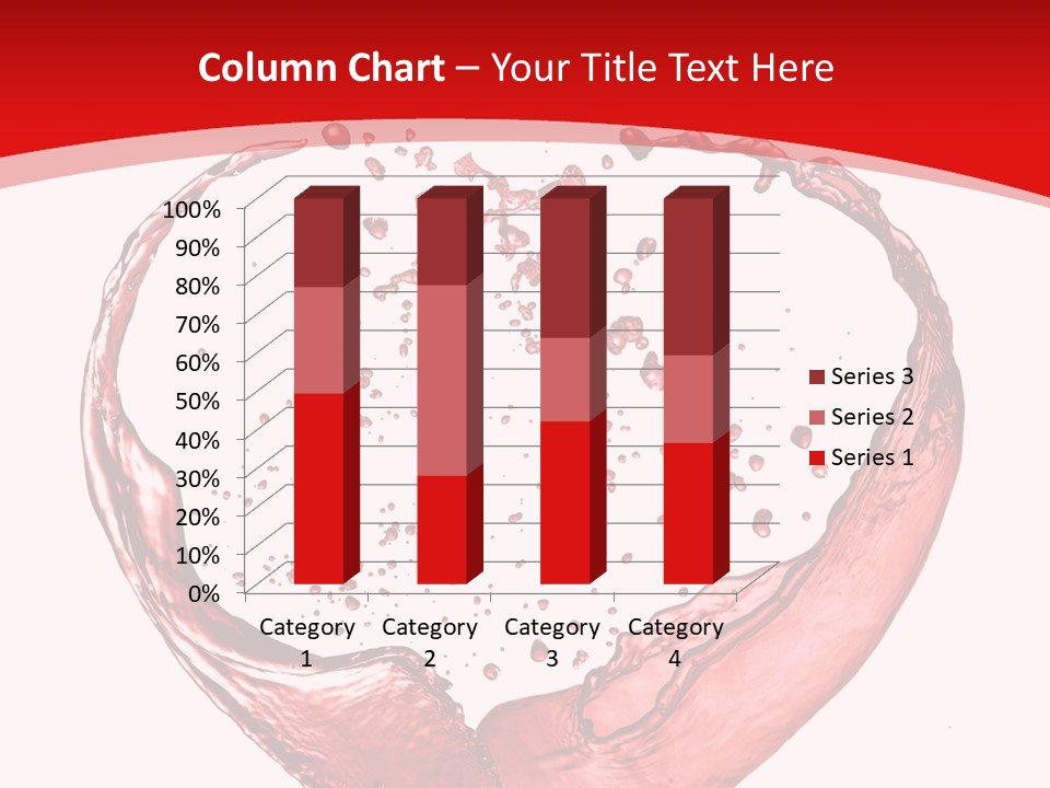 Isolated Splash Love PowerPoint Template