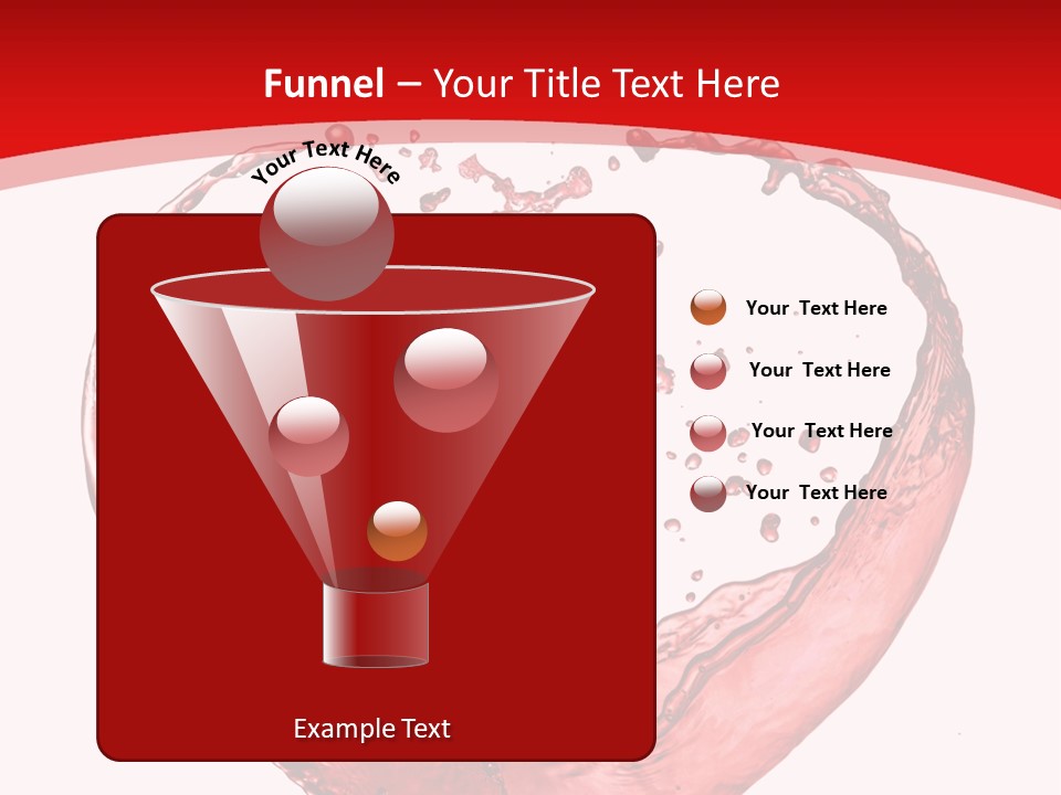 Isolated Splash Love PowerPoint Template