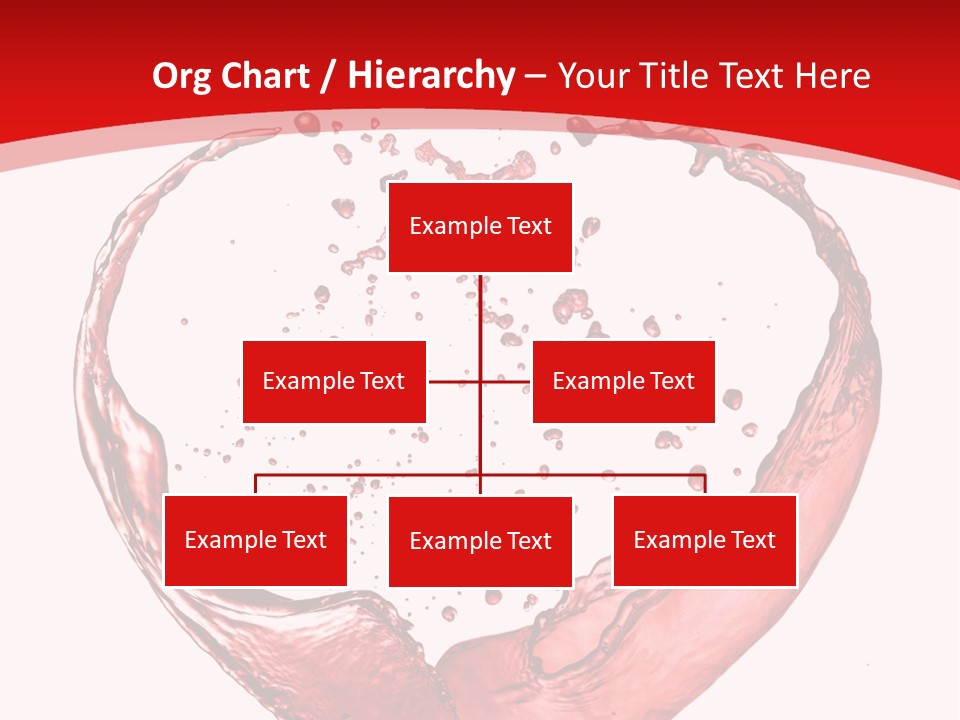 Isolated Splash Love PowerPoint Template