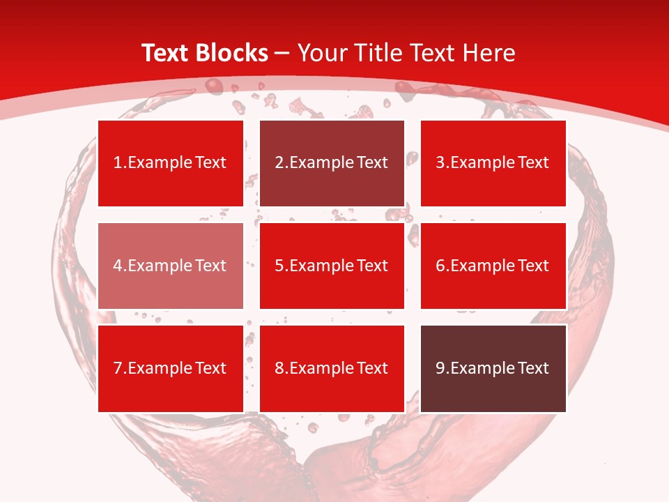 Isolated Splash Love PowerPoint Template