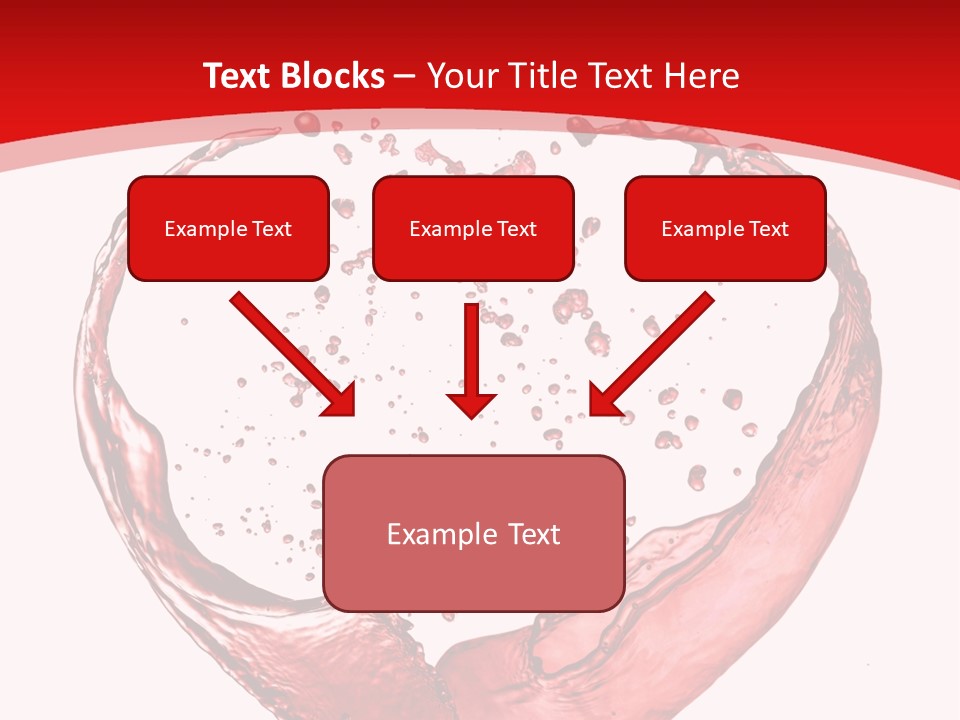 Isolated Splash Love PowerPoint Template