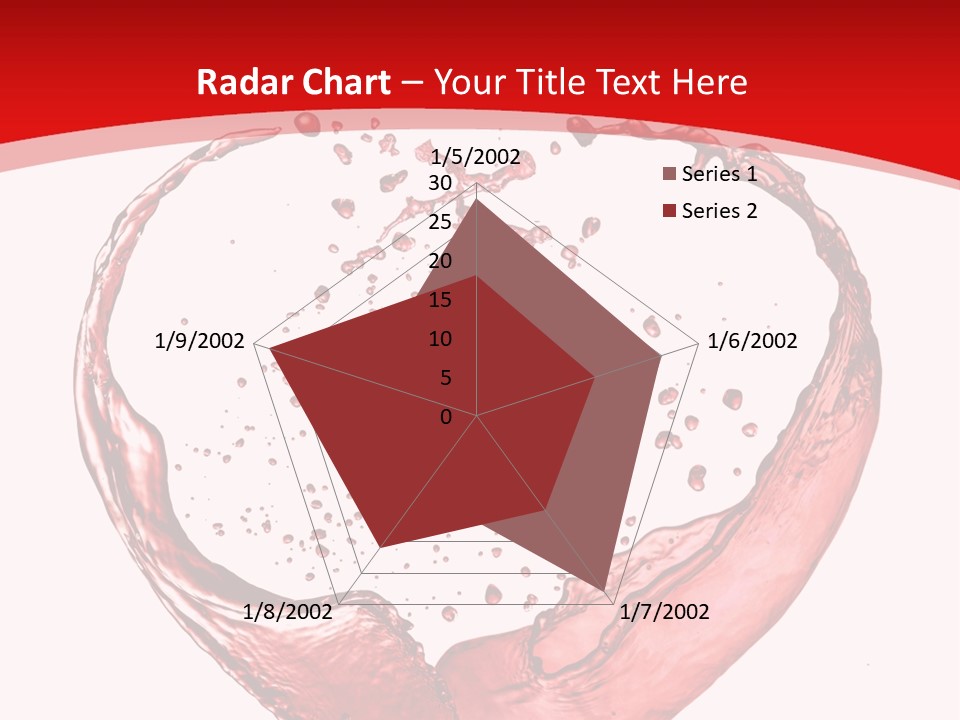 Isolated Splash Love PowerPoint Template
