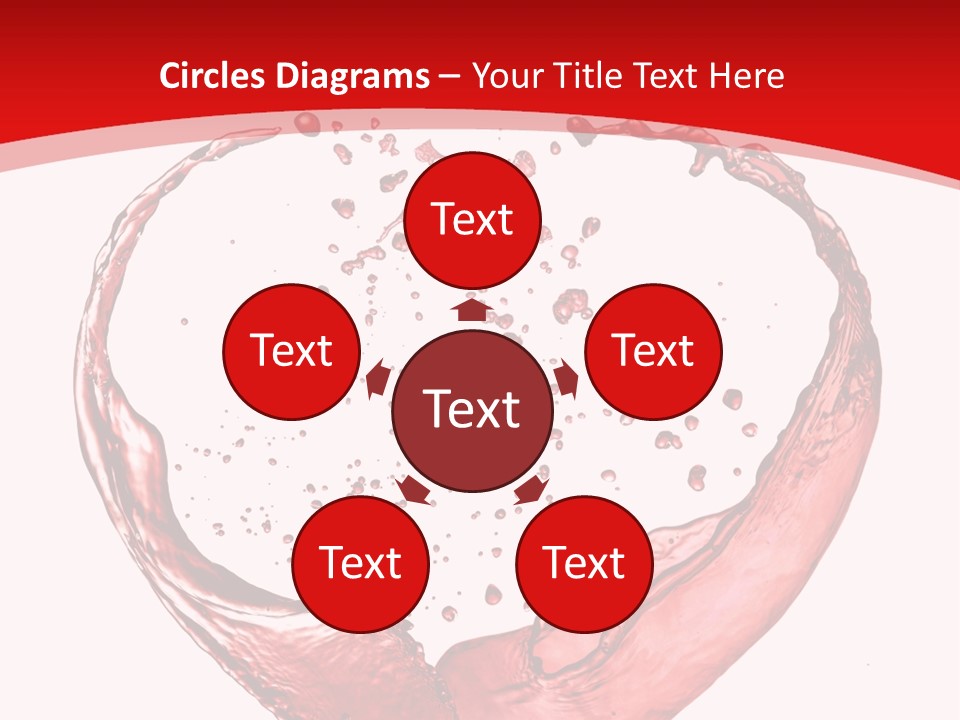 Isolated Splash Love PowerPoint Template