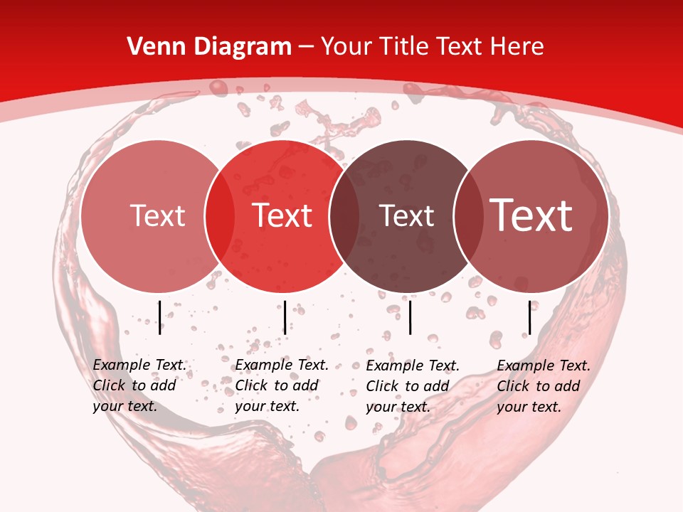 Isolated Splash Love PowerPoint Template