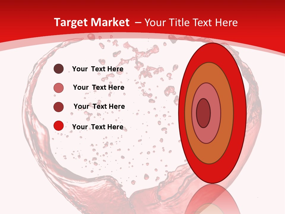 Isolated Splash Love PowerPoint Template