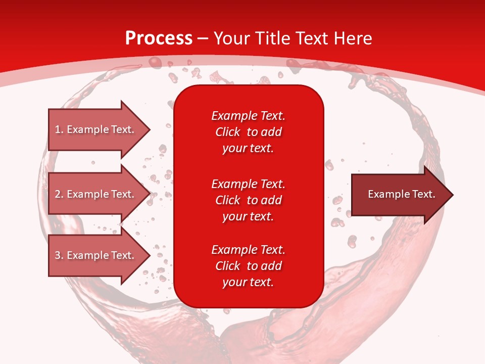 Isolated Splash Love PowerPoint Template