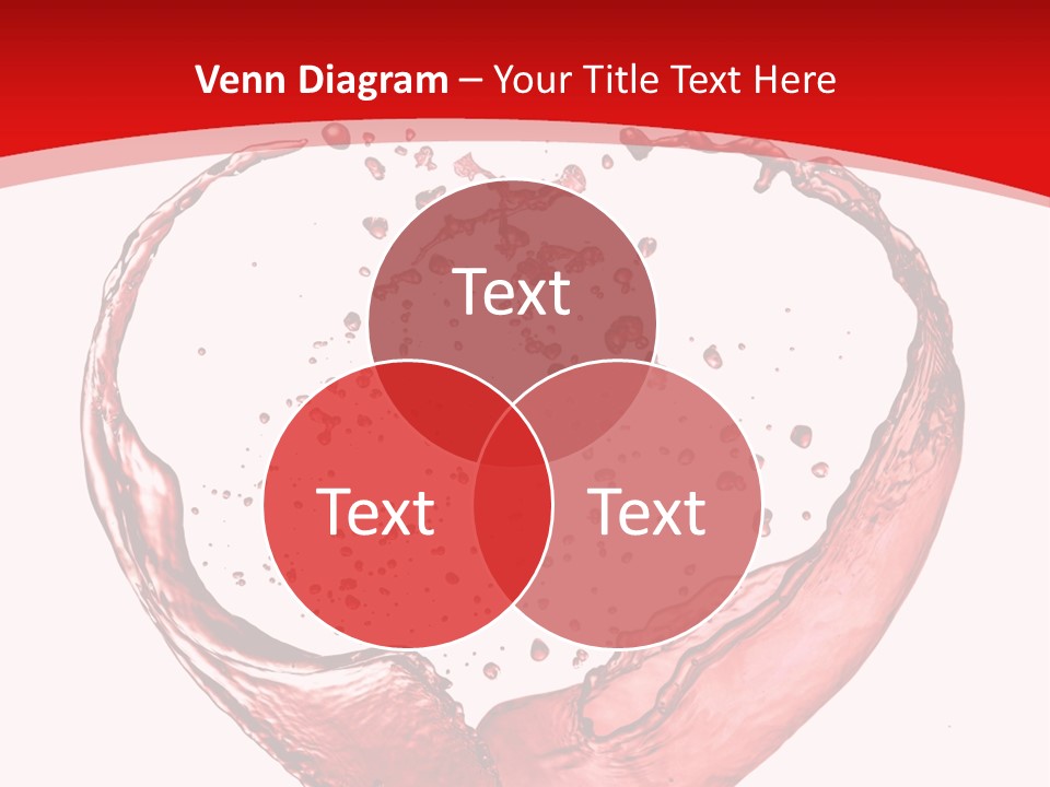 Isolated Splash Love PowerPoint Template