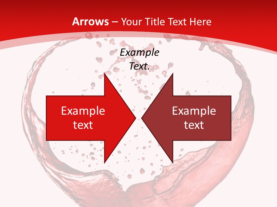 Isolated Splash Love PowerPoint Template