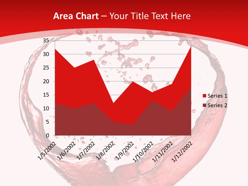 Isolated Splash Love PowerPoint Template