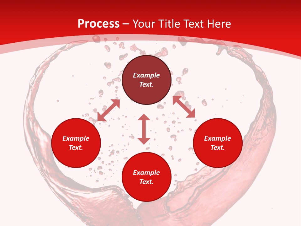 Isolated Splash Love PowerPoint Template