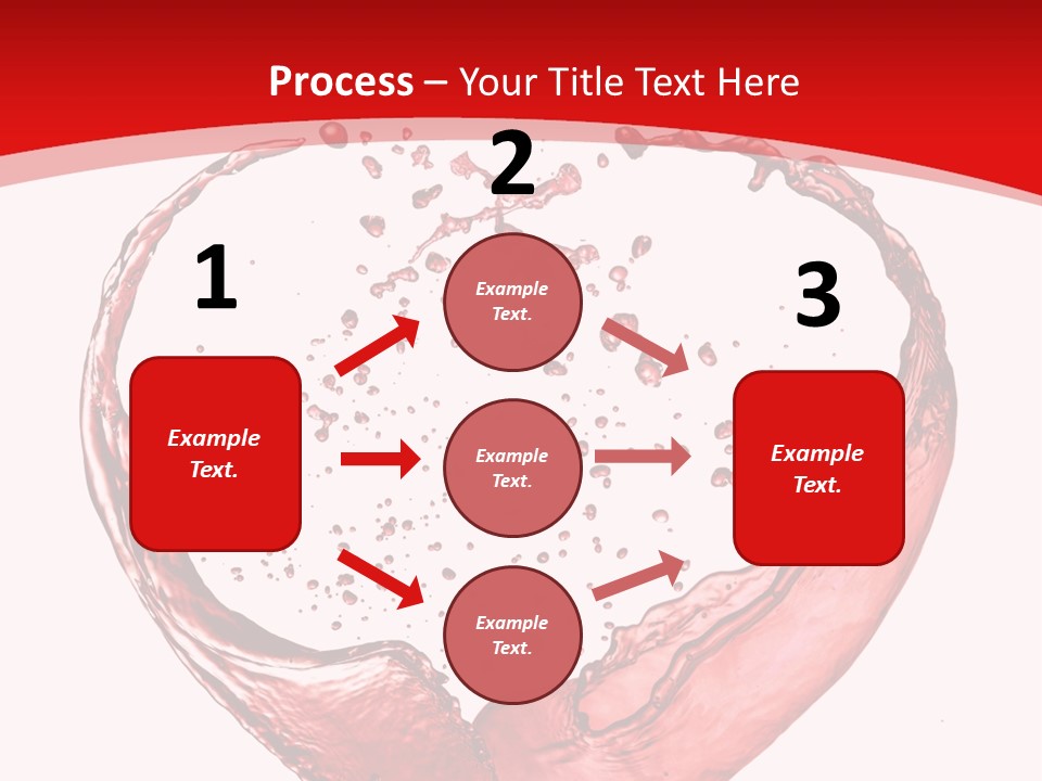 Isolated Splash Love PowerPoint Template