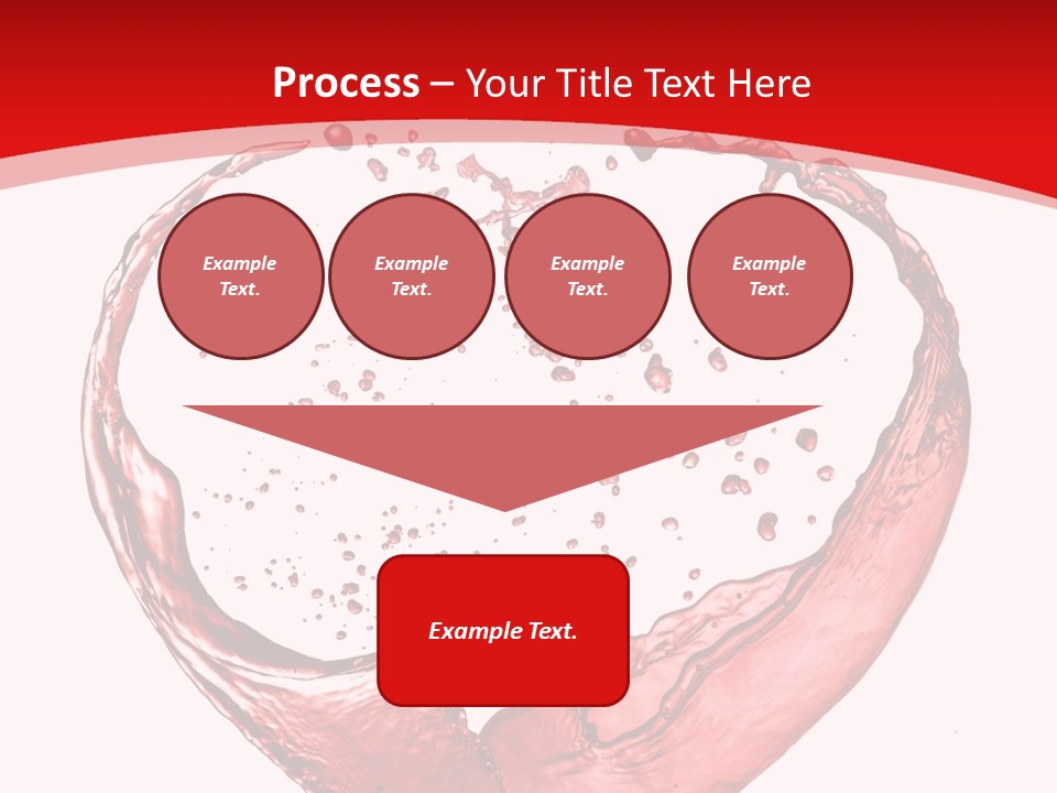 Isolated Splash Love PowerPoint Template