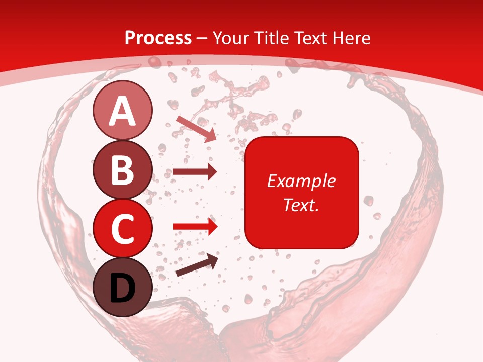 Isolated Splash Love PowerPoint Template
