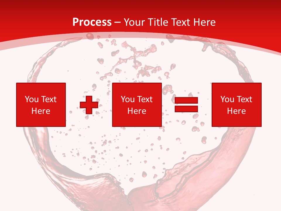 Isolated Splash Love PowerPoint Template