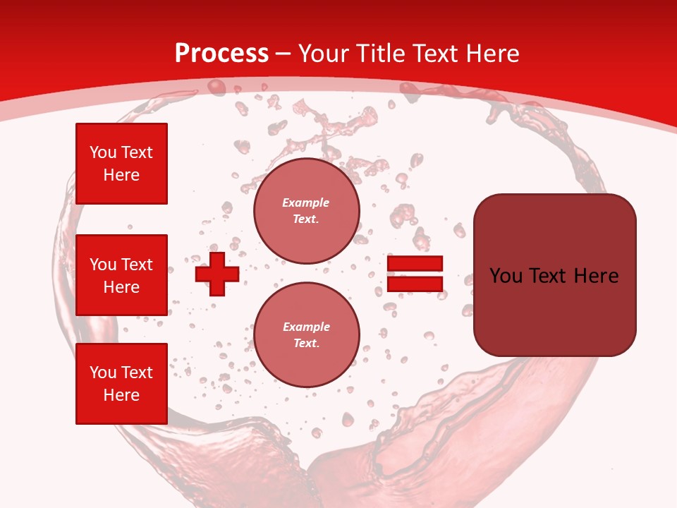 Isolated Splash Love PowerPoint Template