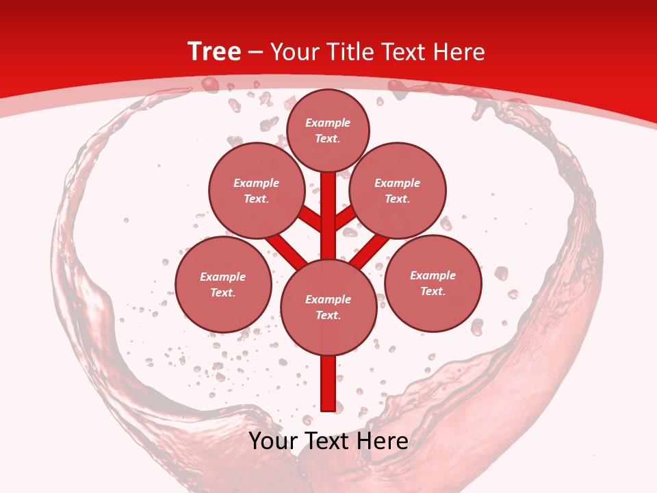 Isolated Splash Love PowerPoint Template