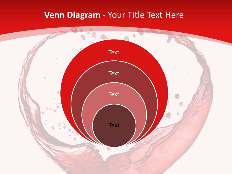 Isolated Splash Love PowerPoint Template