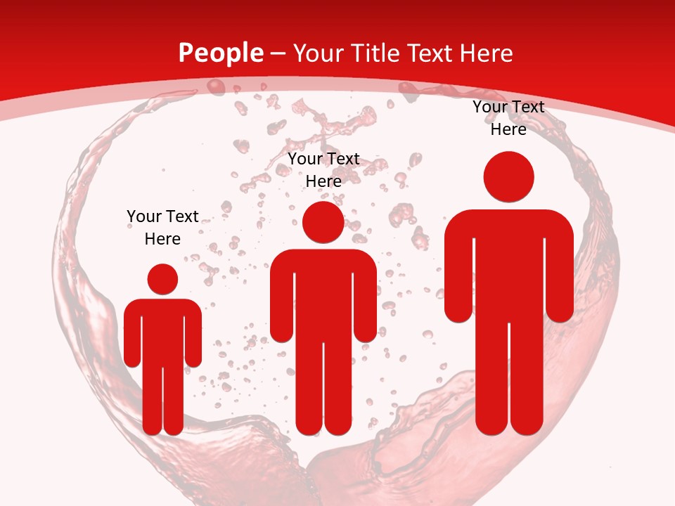 Isolated Splash Love PowerPoint Template