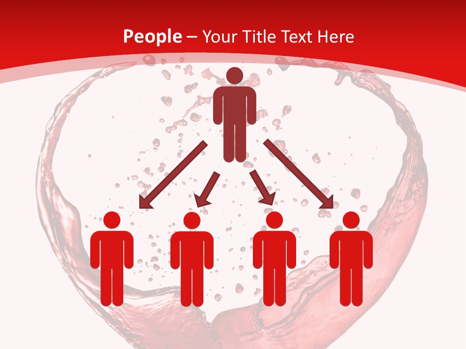 Isolated Splash Love PowerPoint Template