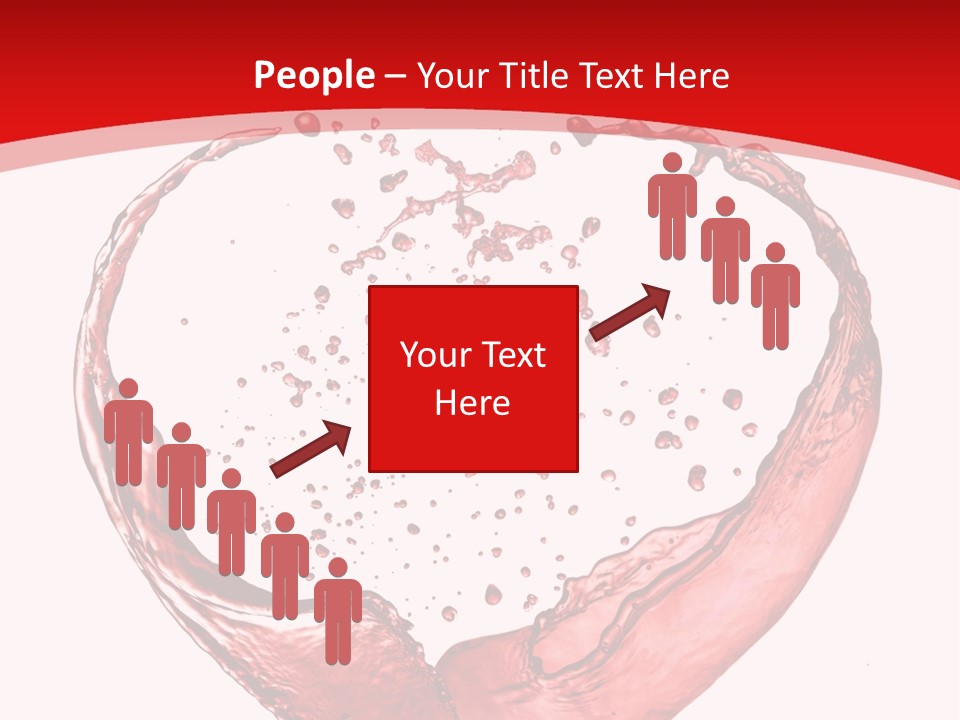 Isolated Splash Love PowerPoint Template