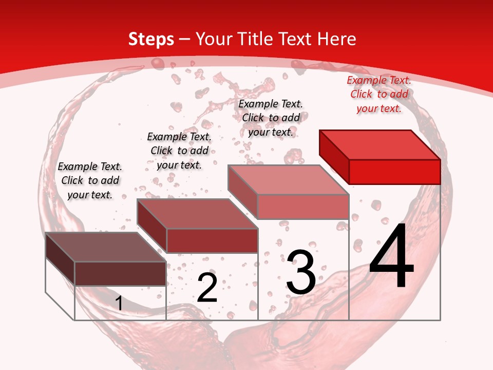 Isolated Splash Love PowerPoint Template