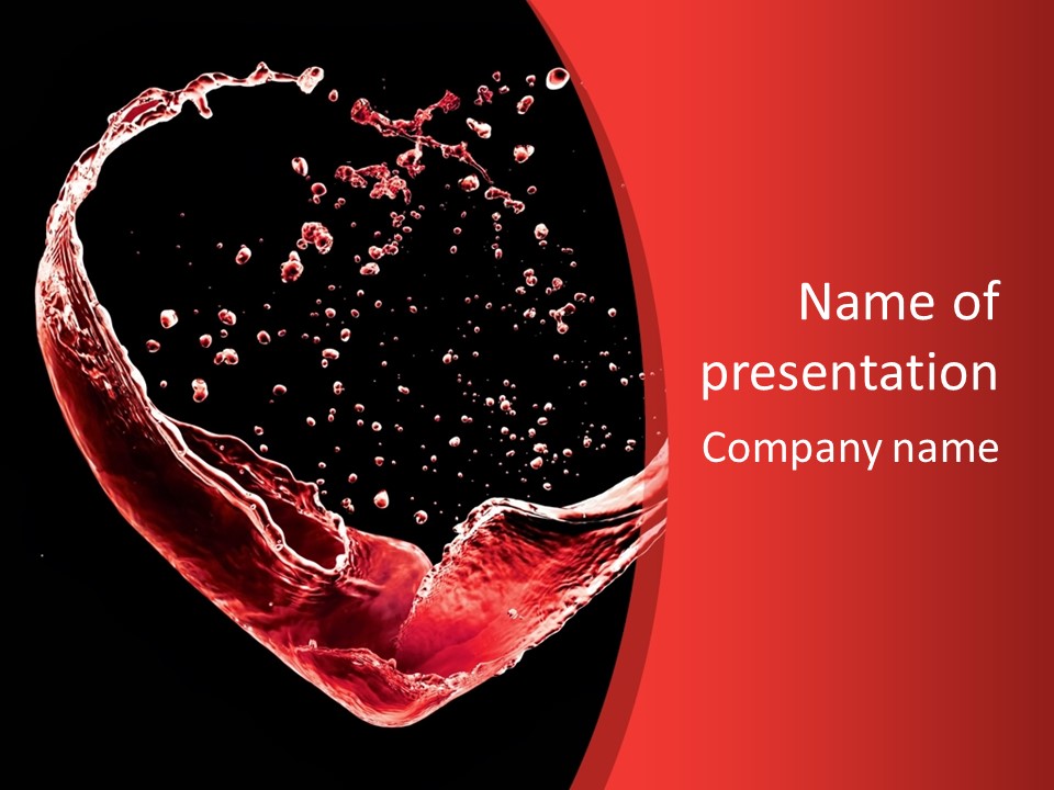 Abstract Beauty Water PowerPoint Template