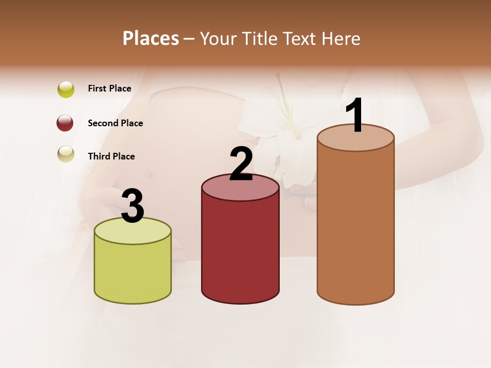 Birthing Pregnancy Pink PowerPoint Template