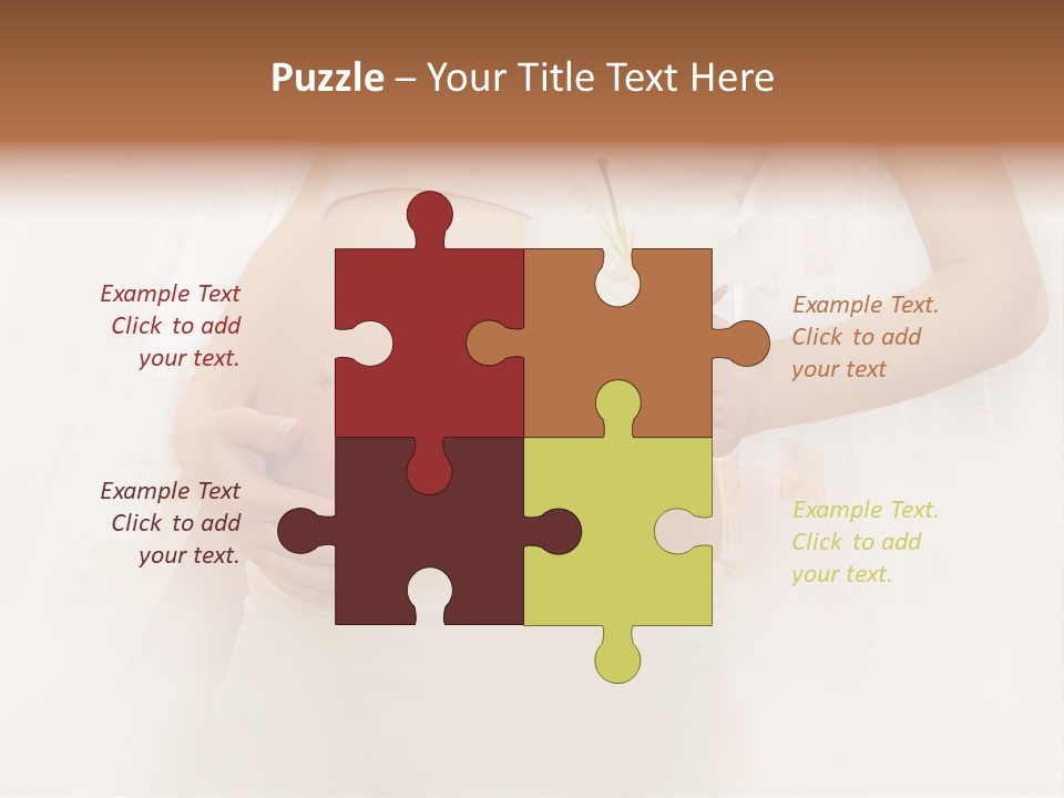 Birthing Pregnancy Pink PowerPoint Template