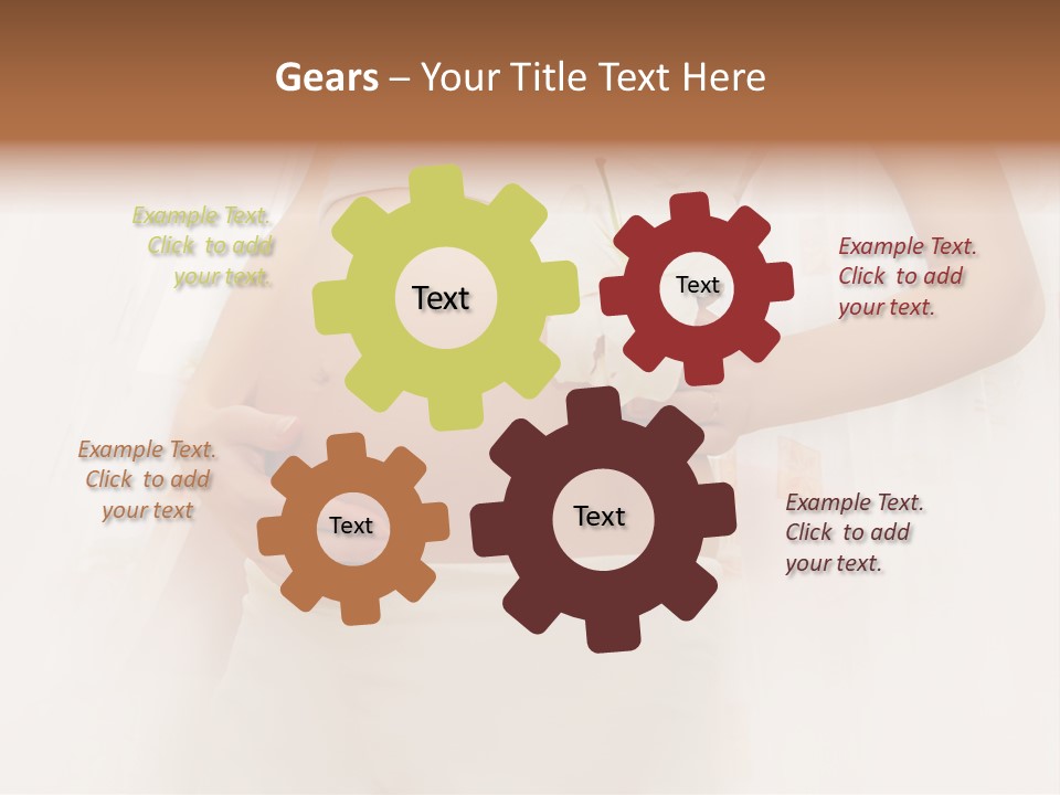 Birthing Pregnancy Pink PowerPoint Template