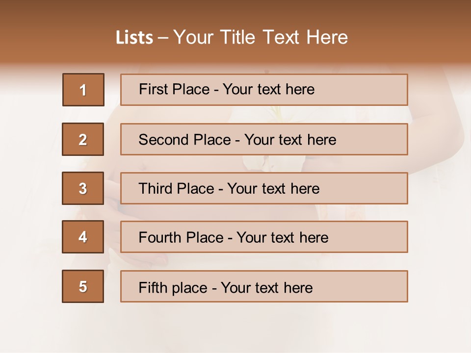 Birthing Pregnancy Pink PowerPoint Template