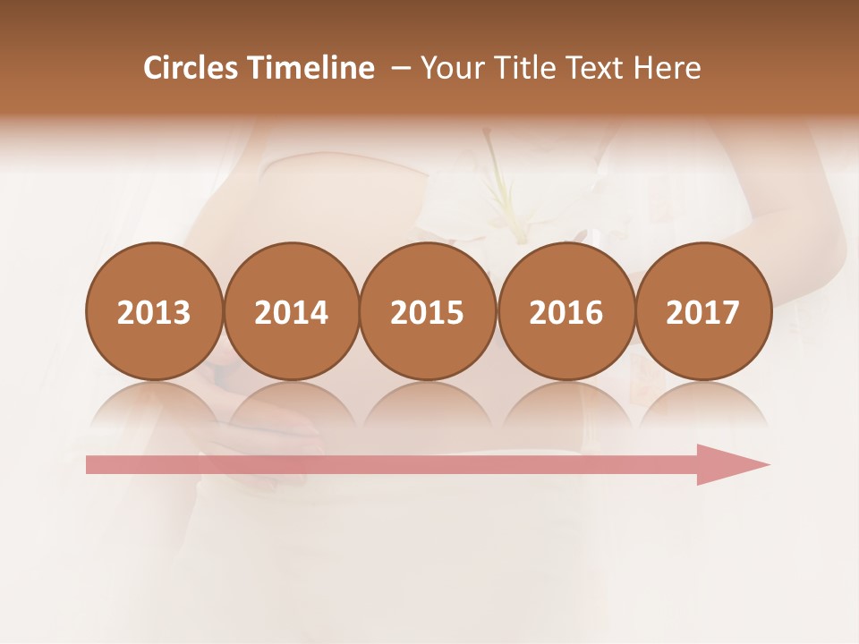 Birthing Pregnancy Pink PowerPoint Template