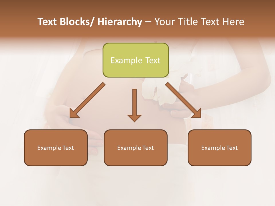 Birthing Pregnancy Pink PowerPoint Template