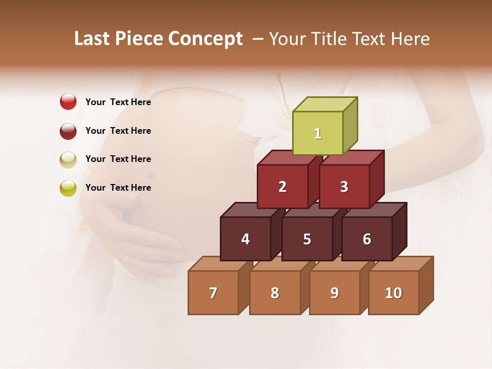 Birthing Pregnancy Pink PowerPoint Template