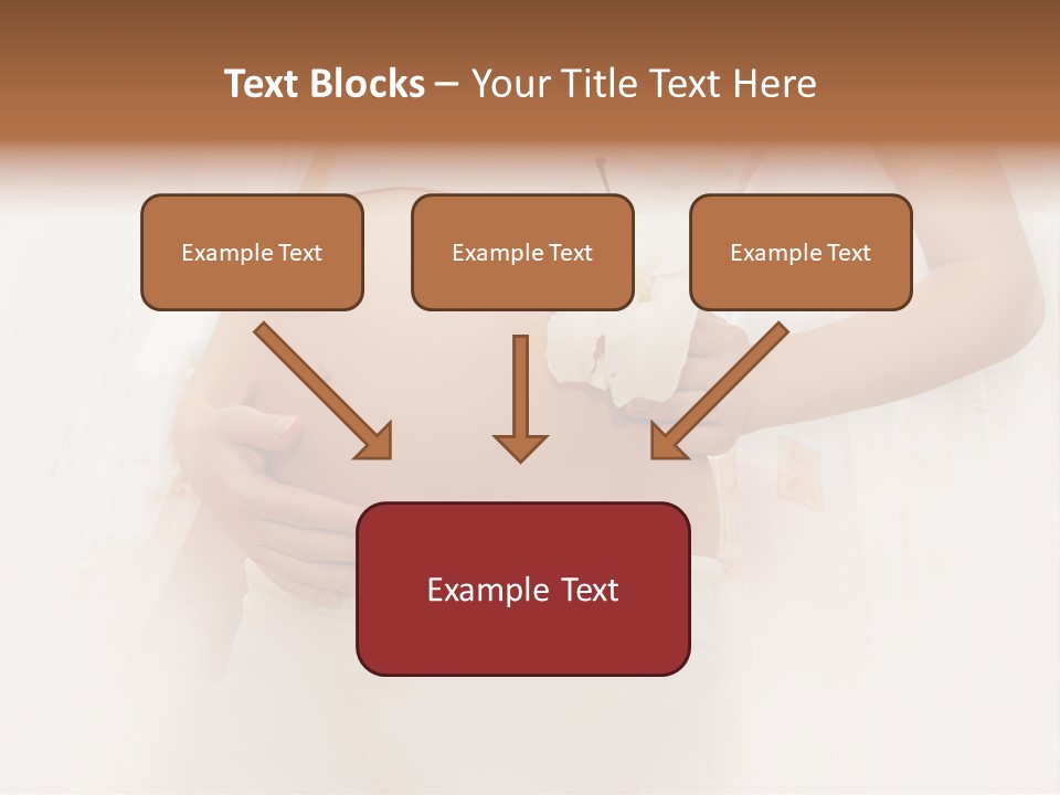 Birthing Pregnancy Pink PowerPoint Template
