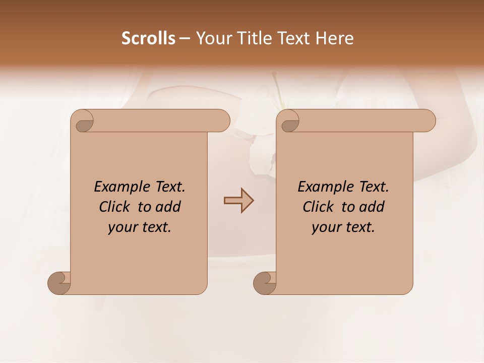 Birthing Pregnancy Pink PowerPoint Template