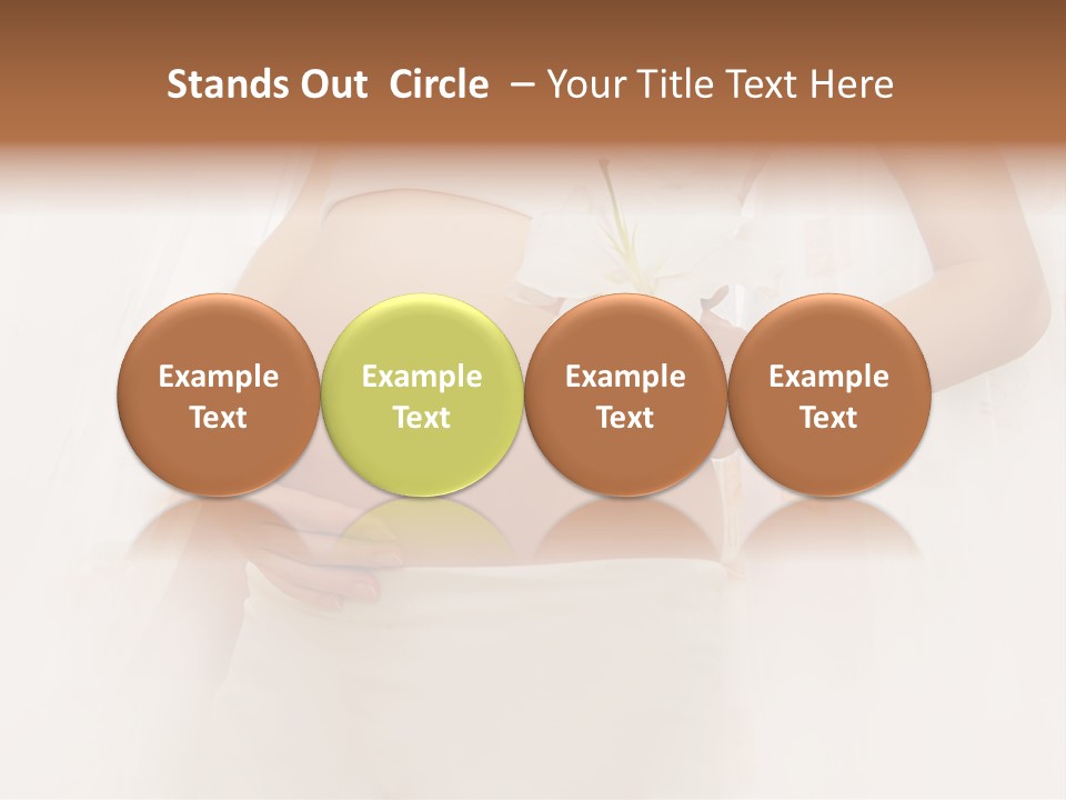 Birthing Pregnancy Pink PowerPoint Template