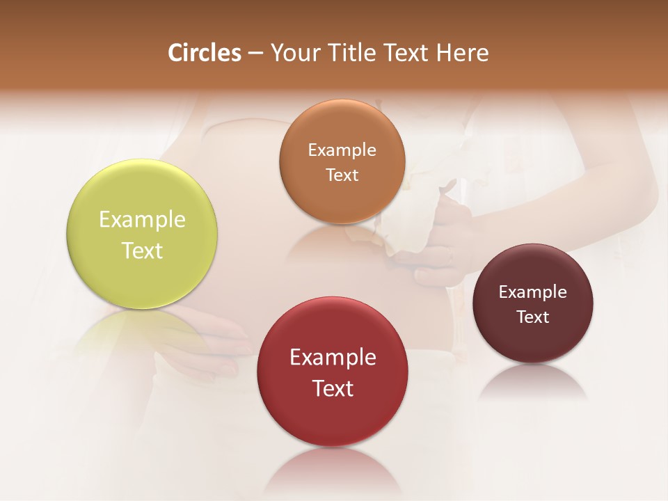 Birthing Pregnancy Pink PowerPoint Template